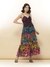 Navy Daria Long Dress
