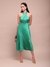 Green Amara Halter Dress