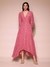 Red Dune Dot Cut-Out Dress