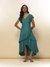 Teal Roisil Midi Dress