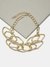 Gold Valiant Links Statement Necklace