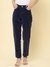 Navy Winter Saga Straight-Leg Pants