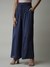 Navy Leisure Basics Wide-Leg Pants