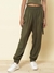 Olive Fashion Flair Joggers