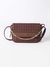 Tan Classic Curve Sling Bag with Chain