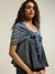 Blue Maritza Square Scarf