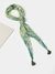 Green Fleur Square Scarf