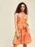 Orange Arlene Short Dress