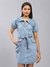 Light Blue Denim Shirt Dress