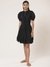 Black Leisure Basics Skater Dress