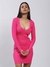 Pink Leisure Basics Bodycon Dress