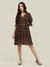 Brown Zenetta Short Dress