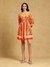 Orange Fennel Skater Dress
