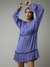 Blue Leisure Basics Pleated Shift Dress