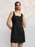Black Mervina Short Dress