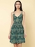 Green Prim Flower Dress