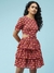 Red Foulard Dress