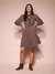 Brown Dune Dot Dress