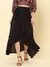 Black Fashion Flair Long Skirt