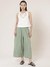 Off White Fashion Flair Crop Top