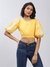 Yellow Vanessa Crop Top