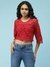 Red Chloe Crop Top
