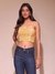 Yellow Ilaria Crop Top