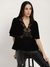 Black Abigail Velvet Top