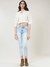 Ecru Castle Scallop Crop Top
