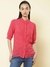 Pink Solid Vesture Top