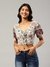 White Gautier Floral Top