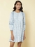 Powder Blue Florero Shift Dress