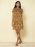 Brown Carnival Shift Dress