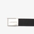 Engraved Buckle Woven Fabric Belt