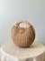 Shell Shaped Raffia Bucket Bag
