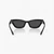 Quilted Narrow Cat Eye Sunglasses