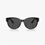 Quilted Round Cat Eye Sunglasses