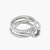 Pave Tea Rose Ring Set
