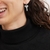 Signature Key Charm Huggie