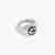 Mens Enamel C Signet Ring