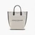 ESSENTIAL TOILE TOP HANDLE BAG ECRU