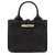 LE ROSEAU SLEEK TOP HANDLE BAG BLACK