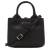 LE ROSEAU SLEEK TOP HANDLE BAG BLACK