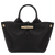LE ROSEAU SLEEK TOP HANDLE BAG BLACK