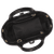 LE ROSEAU SLEEK TOP HANDLE BAG BLACK