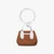 ROSEAU LUXE KEY RING COGNAC