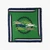 SOIE SILK SCARF 70X70 GREEN