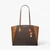 Taryn Large Signature Logo And Leather Tote Bag