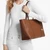 Temple Large Pebbled Leather Tote Bag