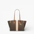 BECCA LARGE STRIPED SIGNATURE LOGO TOTE BAG